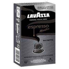 Lavazza Espresso Maestro Ristretto Cápsulas Compatibles Nespresso Caja 10
